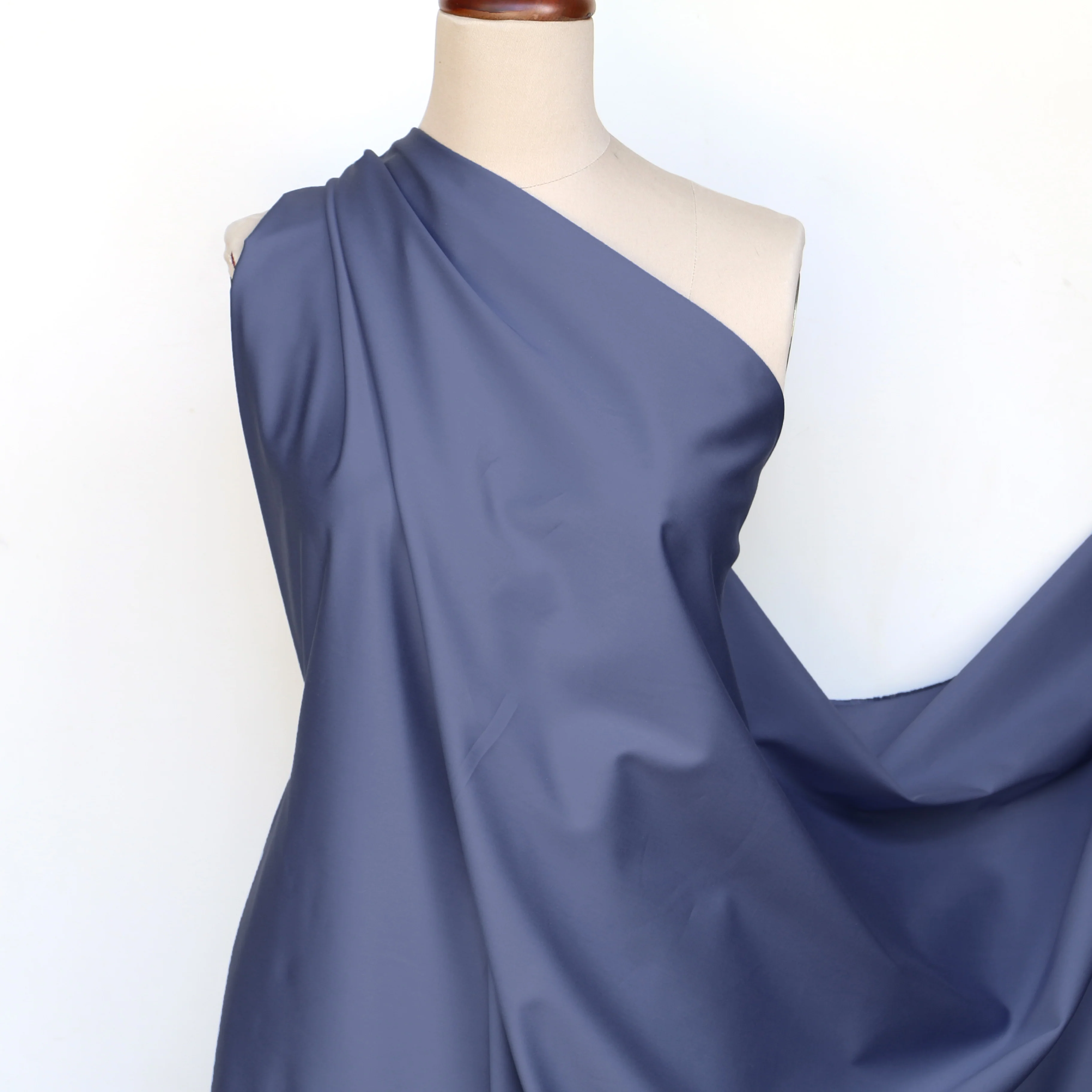 Fulvio Blue Poplin Sateen - Image 4