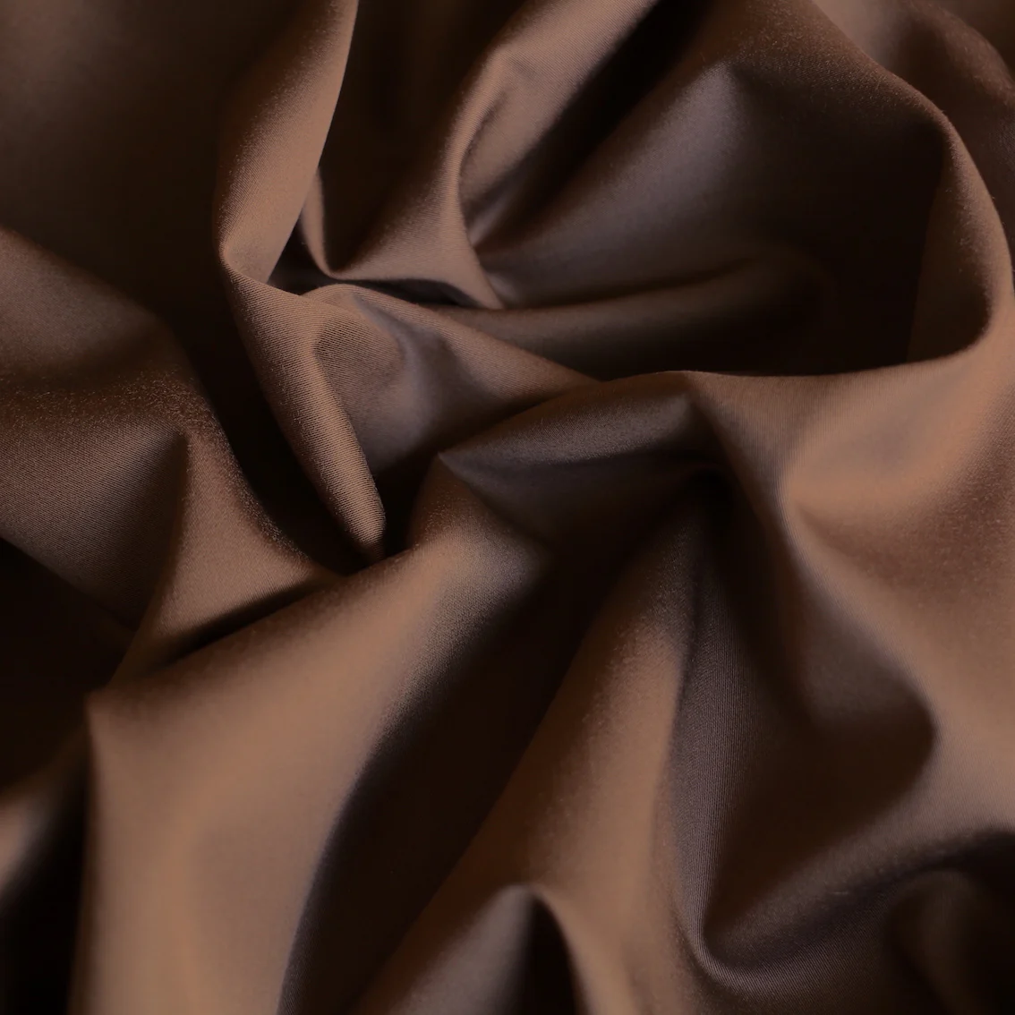Fulvio Chocolate Poplin Sateen - Image 2