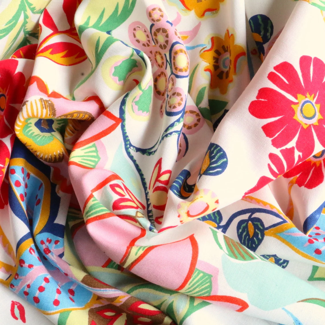 Funny Flowers Viscose/Linen - Image 2