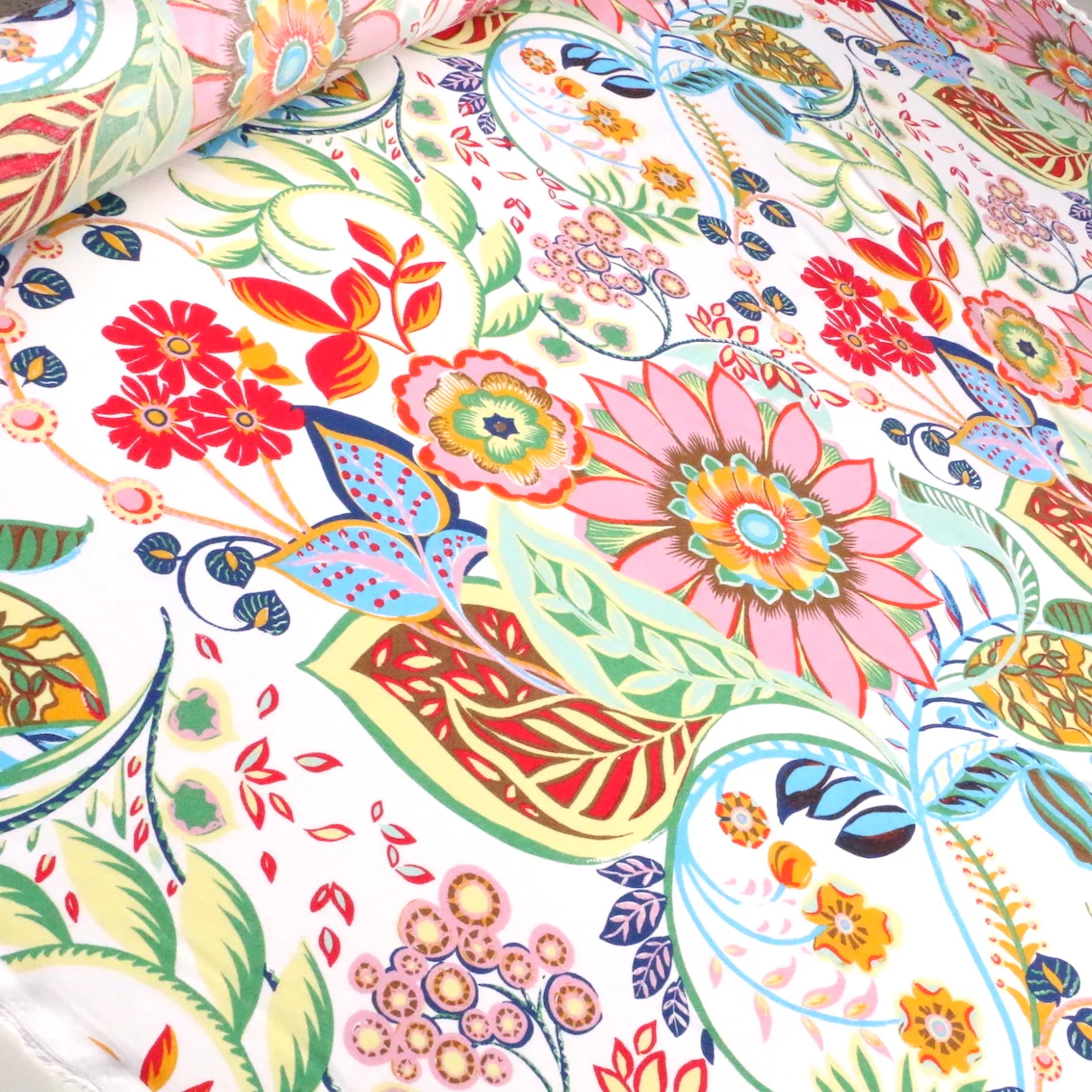 Funny Flowers Viscose/Linen - Image 4
