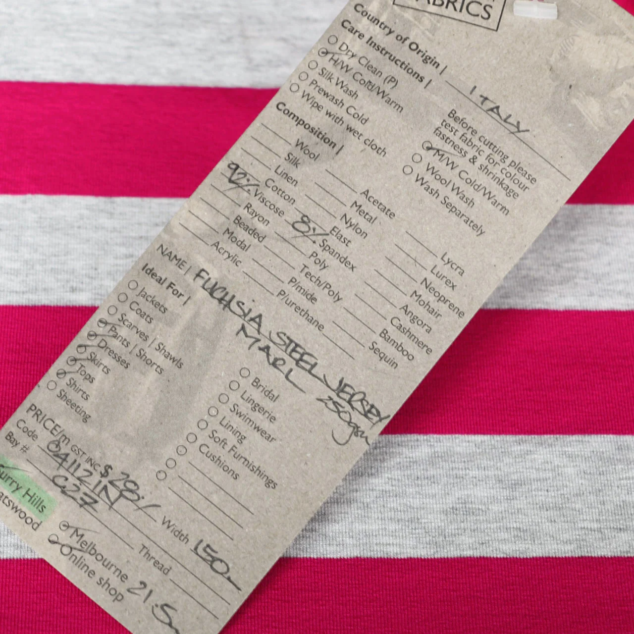 Fuchsia Steel Jersey Marle - Image 3