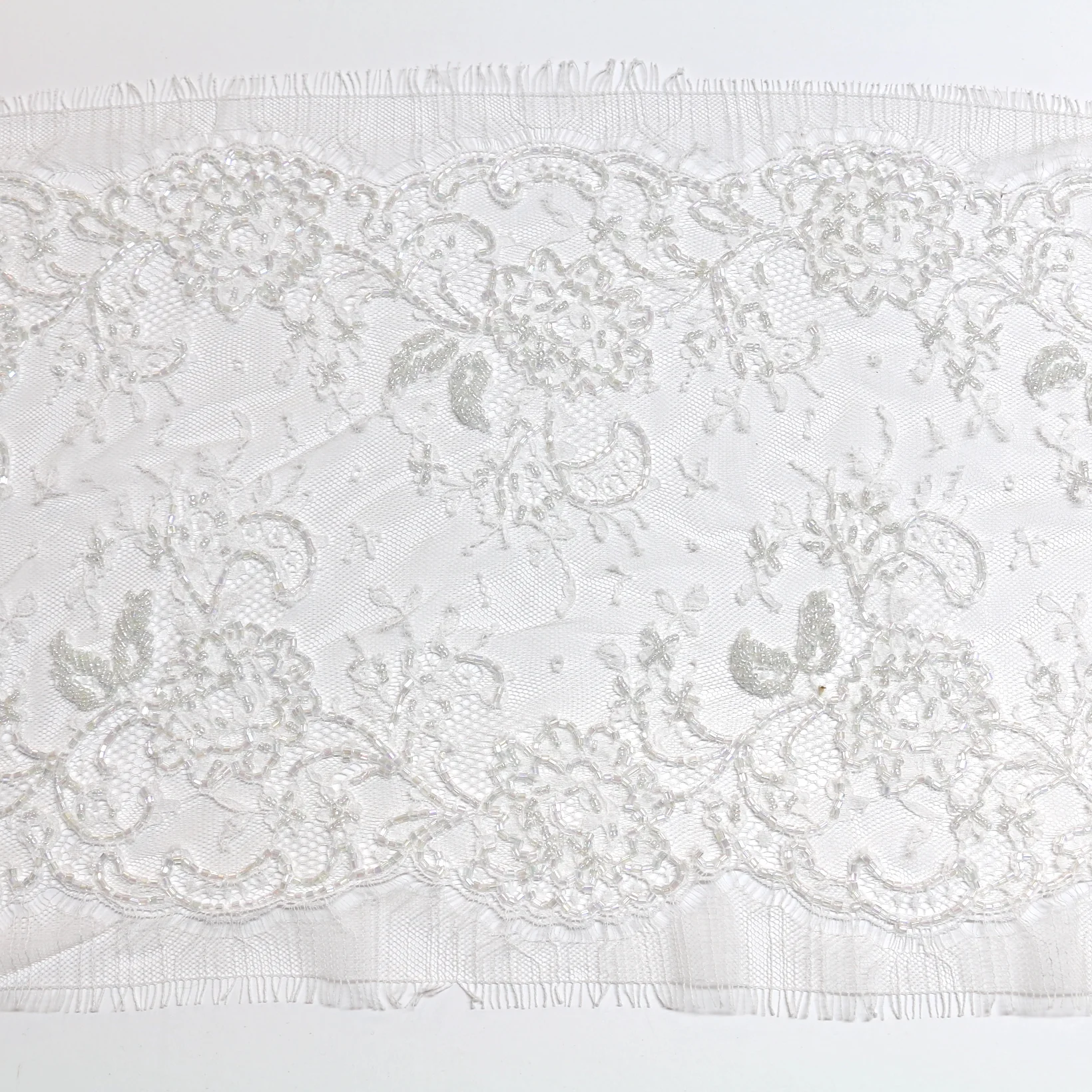 Gabriella Beaded - Lace Trim - 28cm