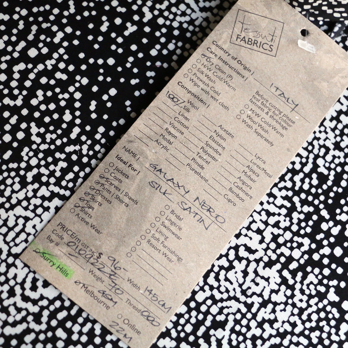 Galaxy Nero Silk Satin - Image 4