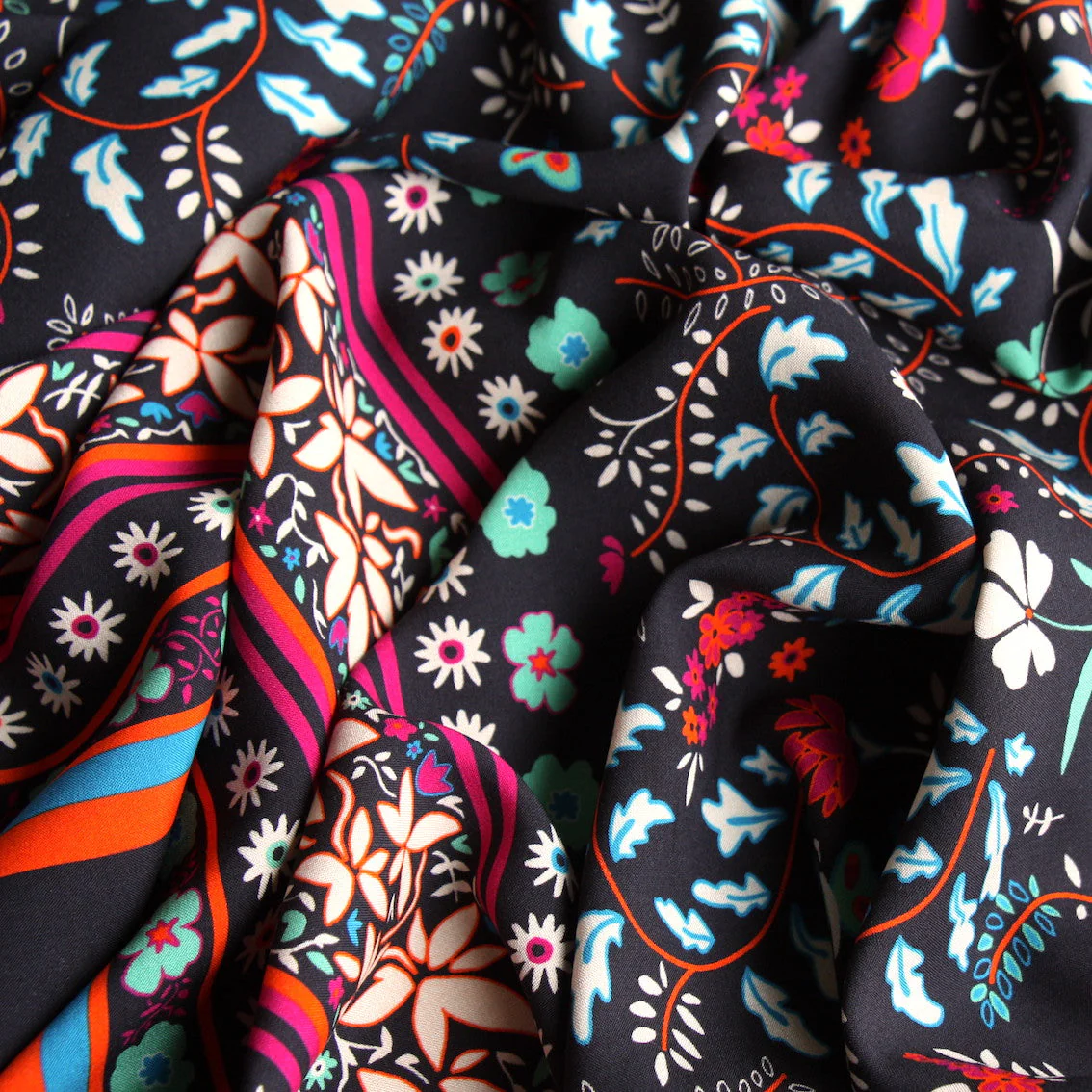 Garden Of Dreams Viscose Poplin - Image 2