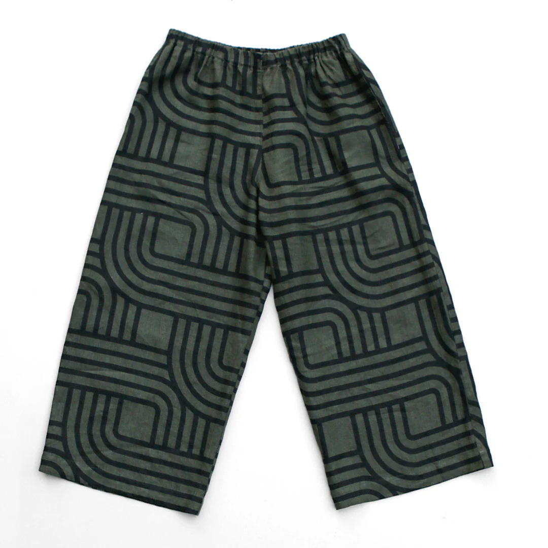 Geo Weave Printed Linen - Image 3