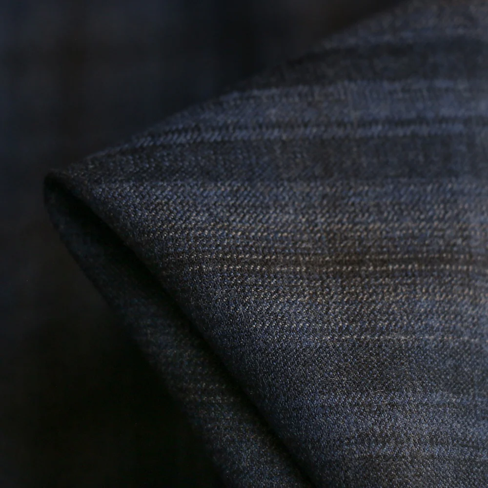 Georgina Check Navy/Charcoal Stretch