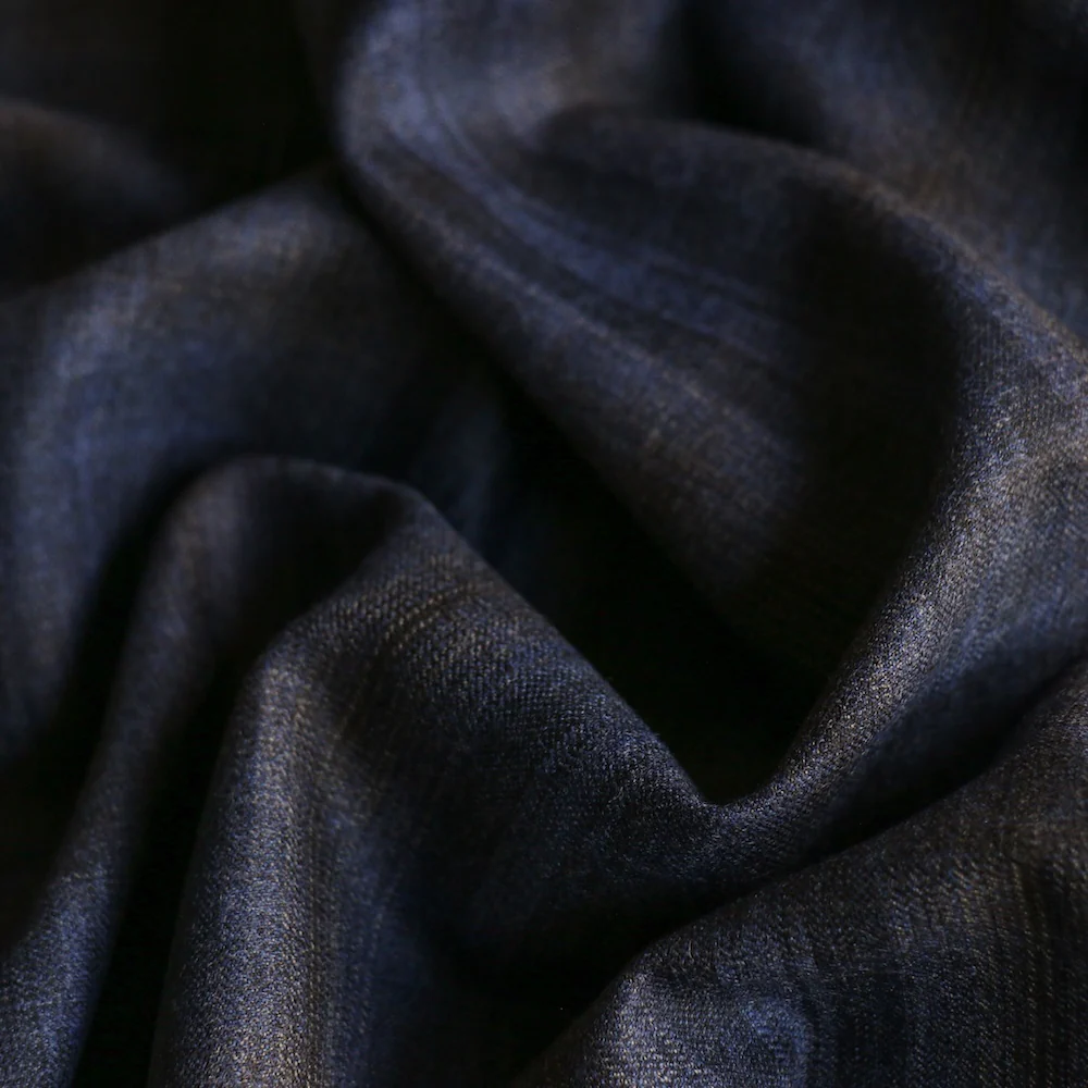 Georgina Check Navy/Charcoal Stretch - Image 2