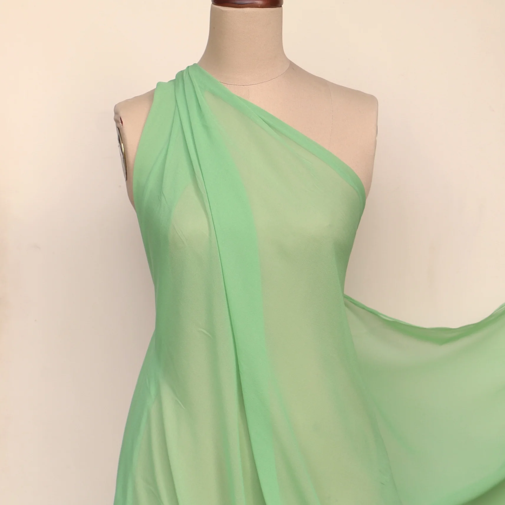 Gette Apple Silk Georgette - Image 4