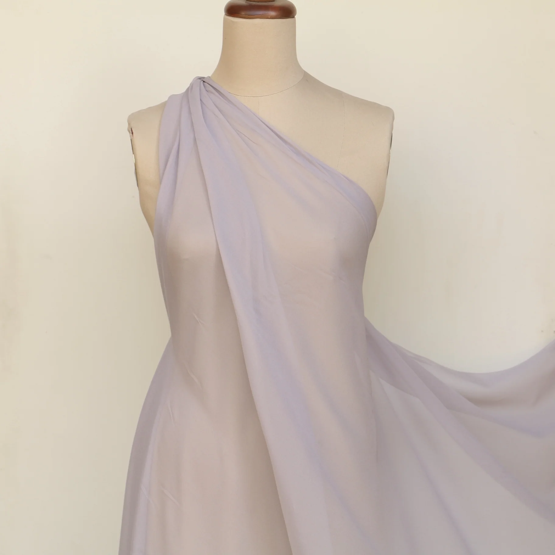 Gette Dove Silk Georgette - Image 4