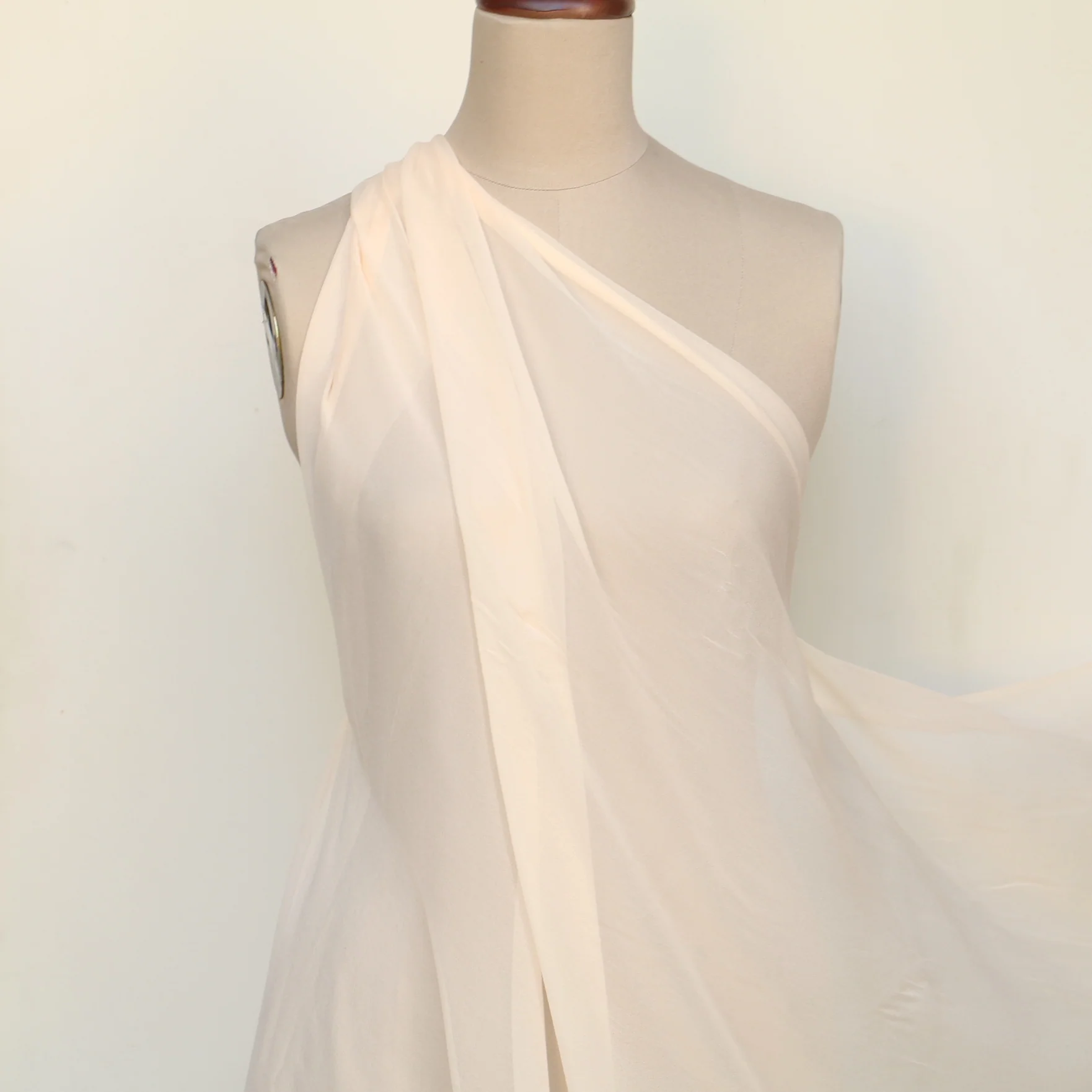 Gette Melon Silk Georgette - Image 3