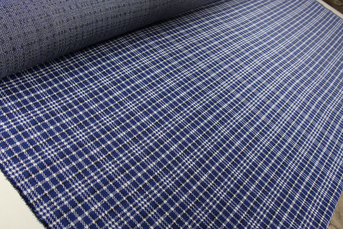 Gigi Royal Check Knit - Image 3