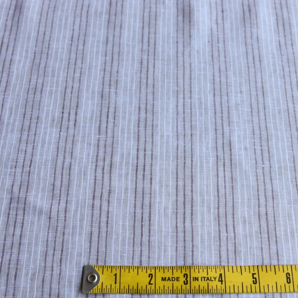 Gigi Sand Stripe Linen - Image 3