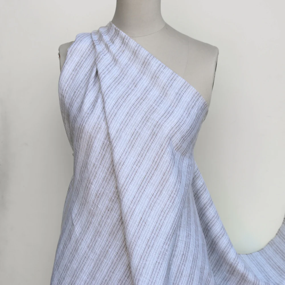 Gigi Sand Stripe Linen - Image 5