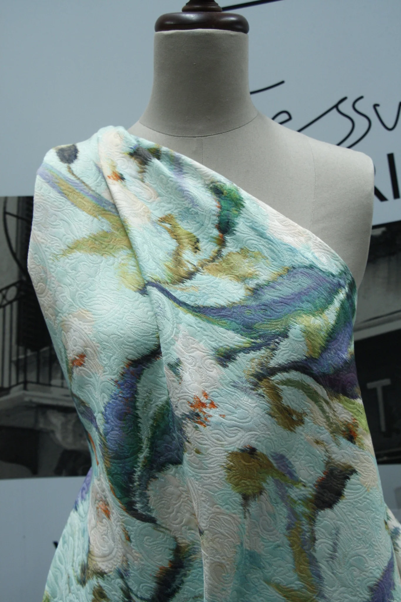 Gigli Jacquard Celeste - Image 6