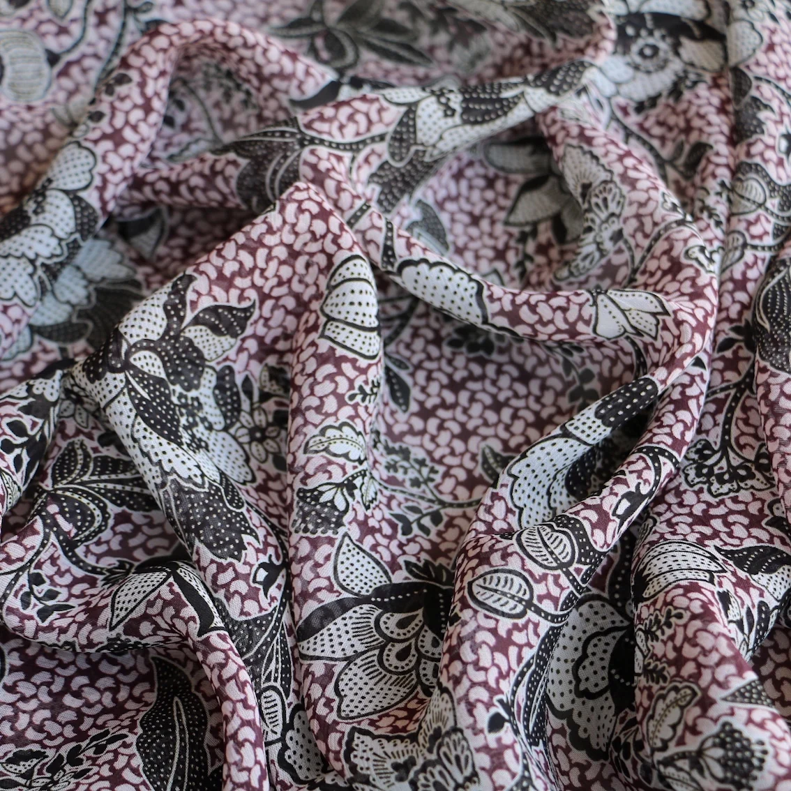 Giolica Plum Georgette - Image 2