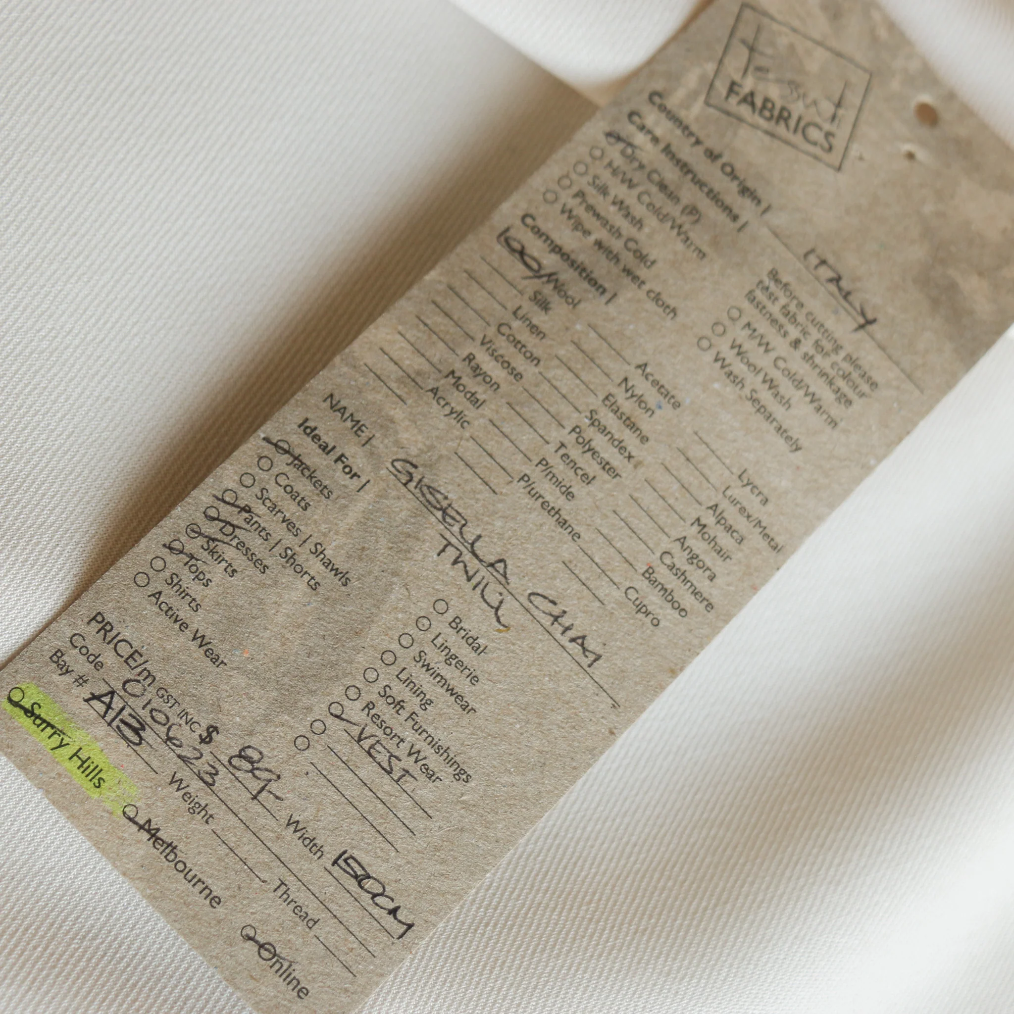 Gisella Chai Wool Twill - Image 3