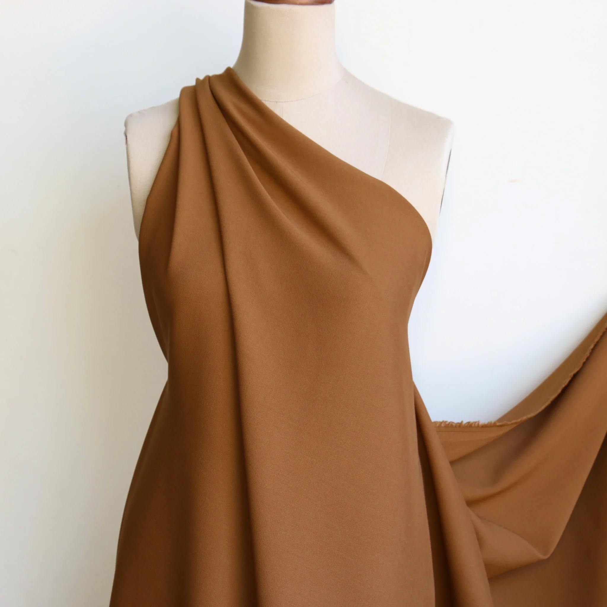Gisella Chestnut Wool Twill - Image 4