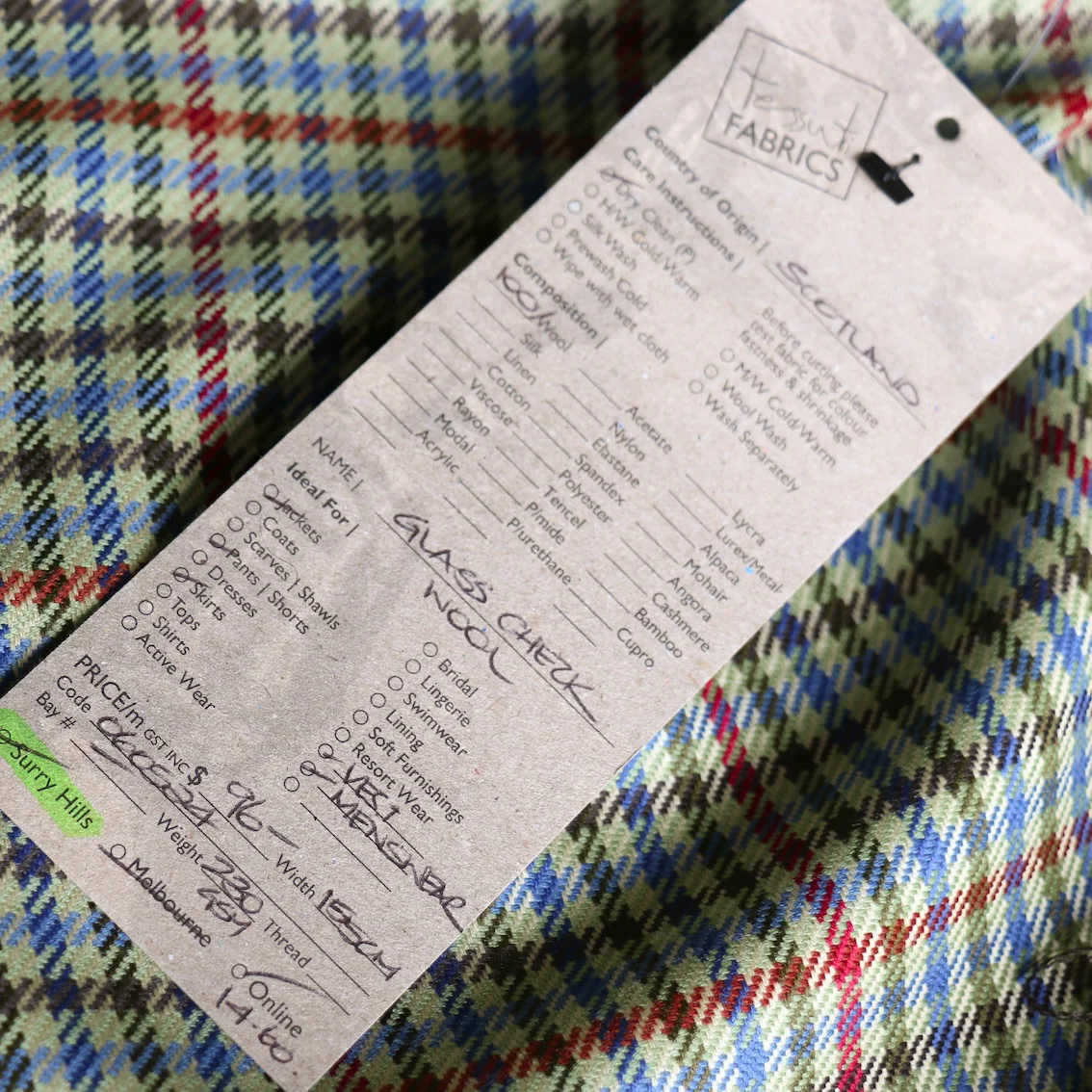 Glass Check Wool - Image 5