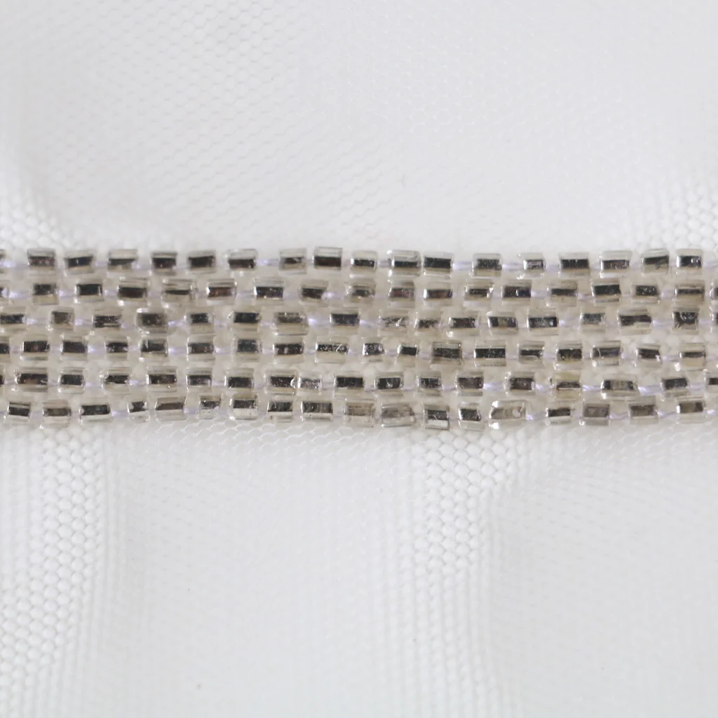Glassy Stripes - Beaded Trim