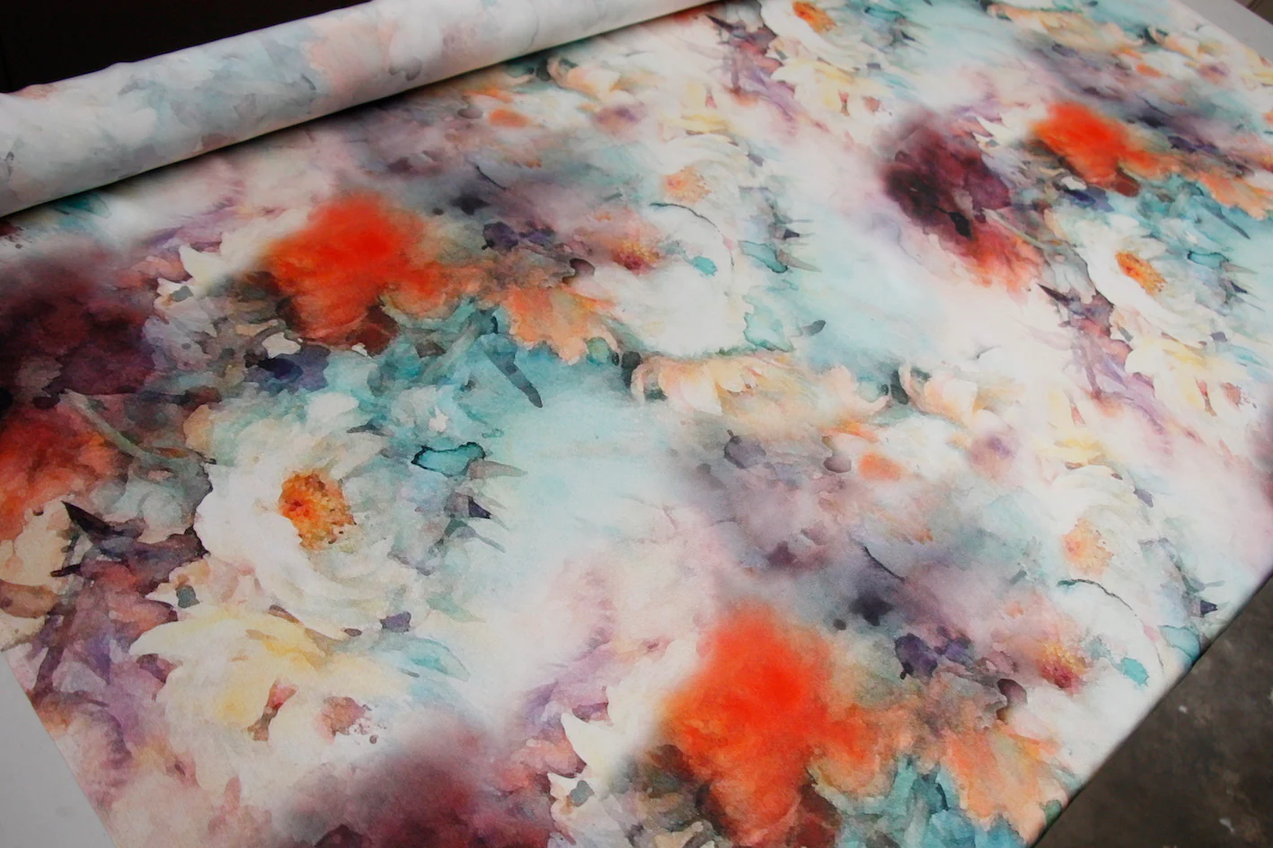 Glistening Waters - Silk Satin - Image 3