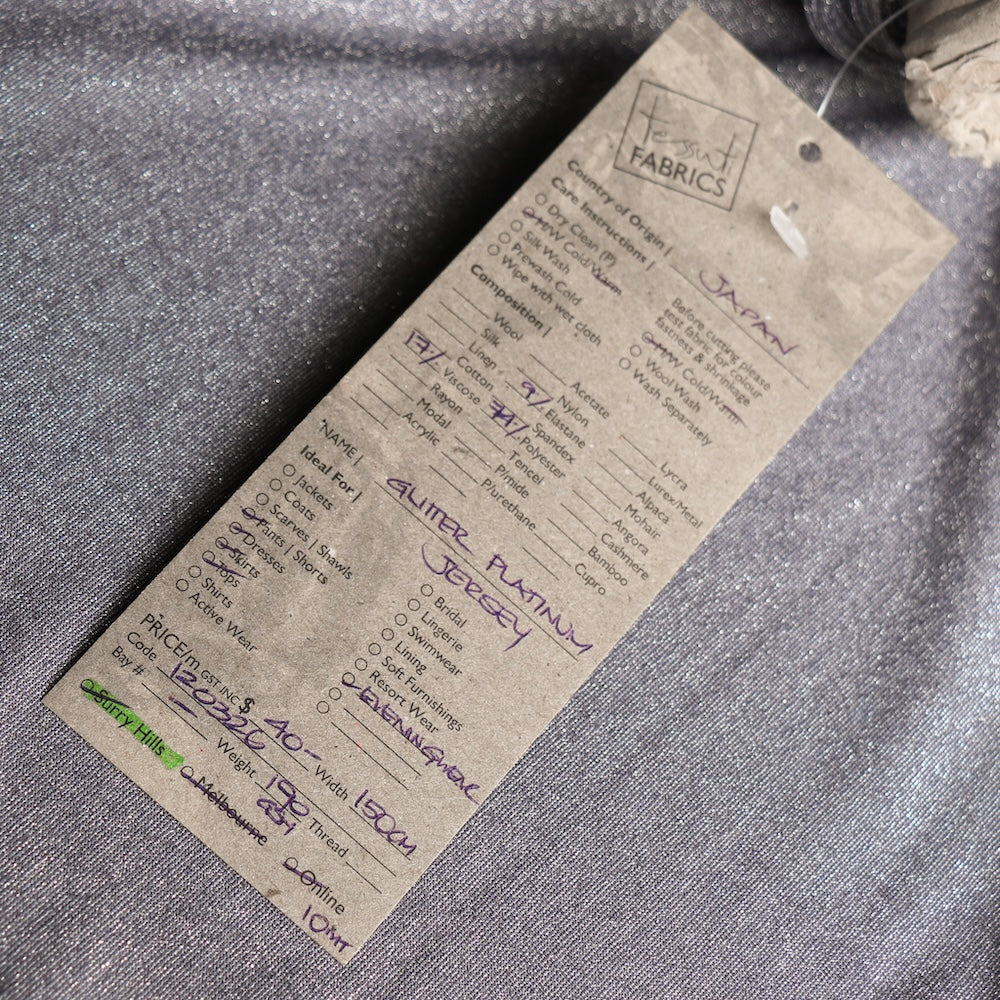 Glitter Platinum Jersey - Image 3