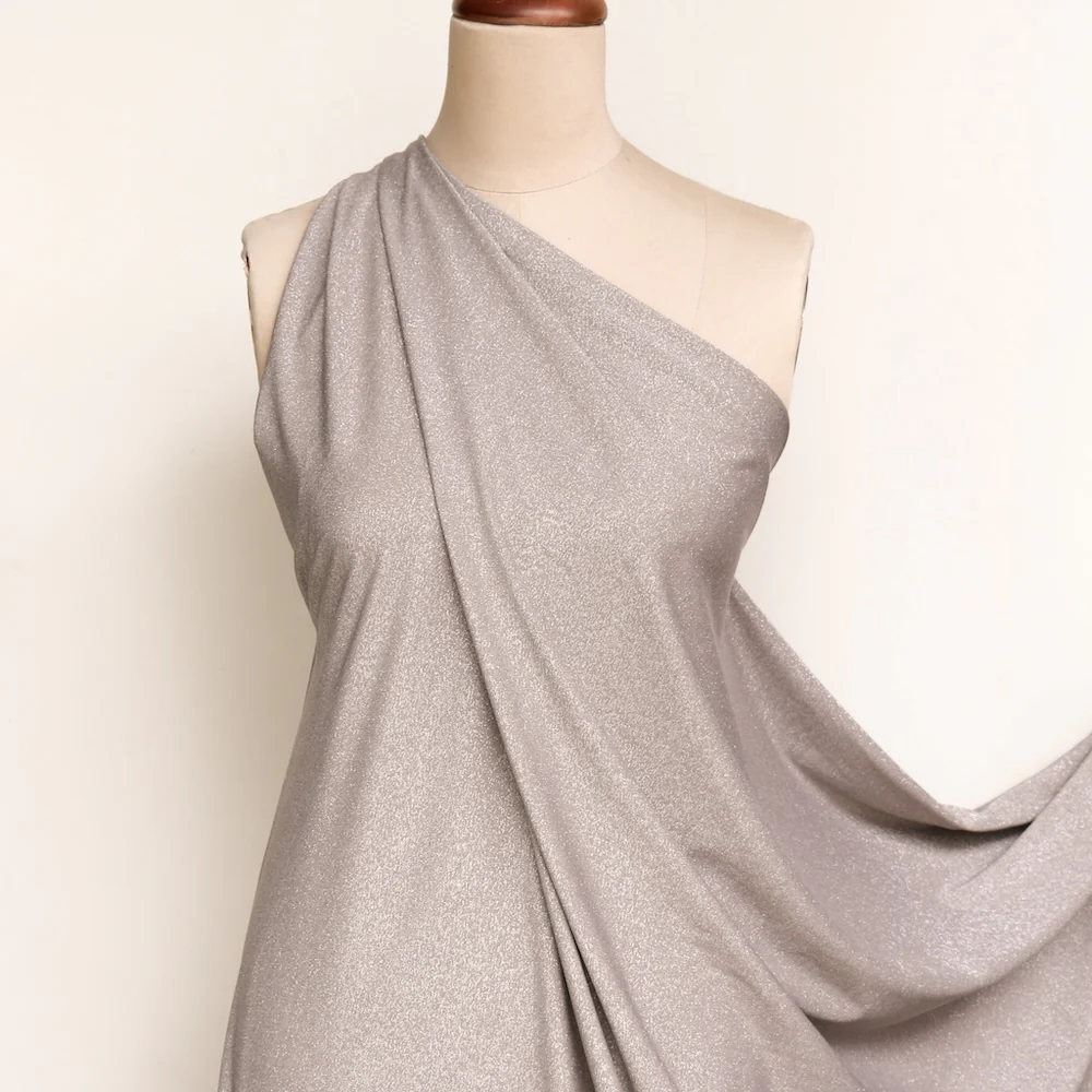 Glitter Silver Jersey - Image 4