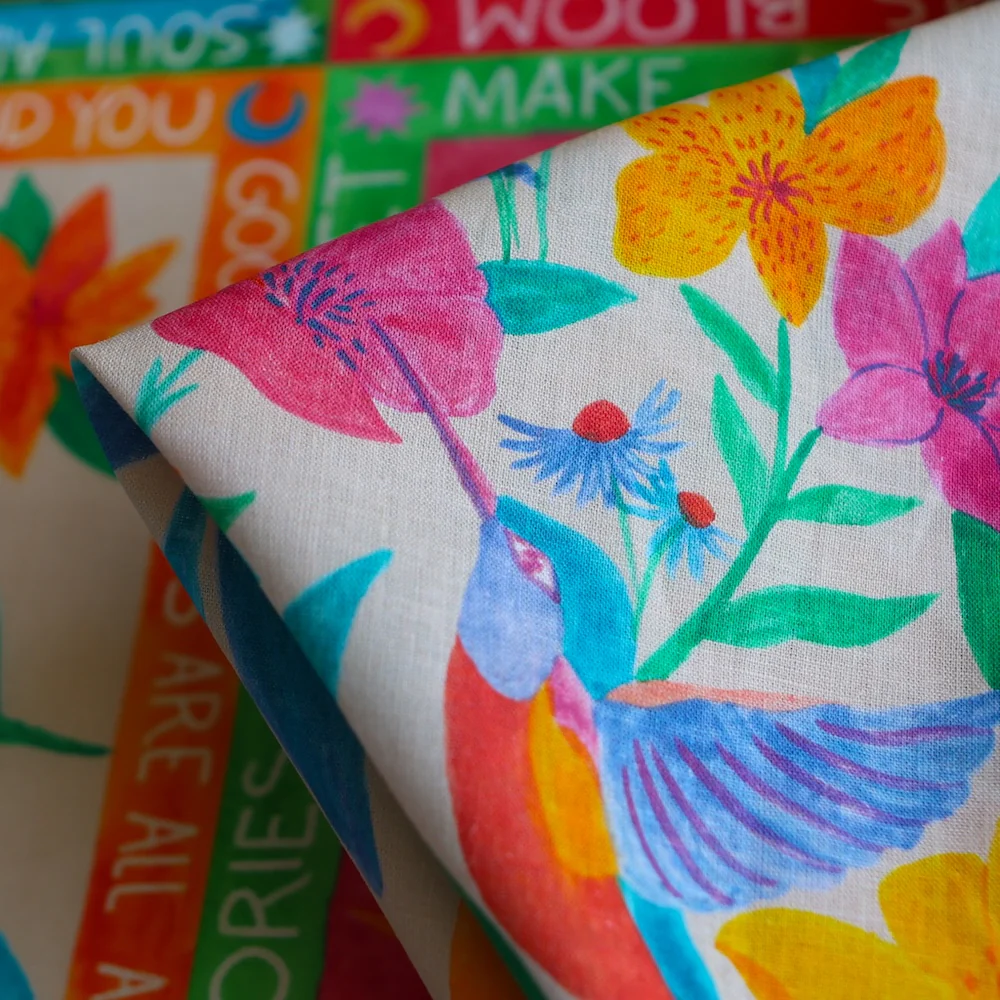 Good Things Linen/Viscose - Panel Print