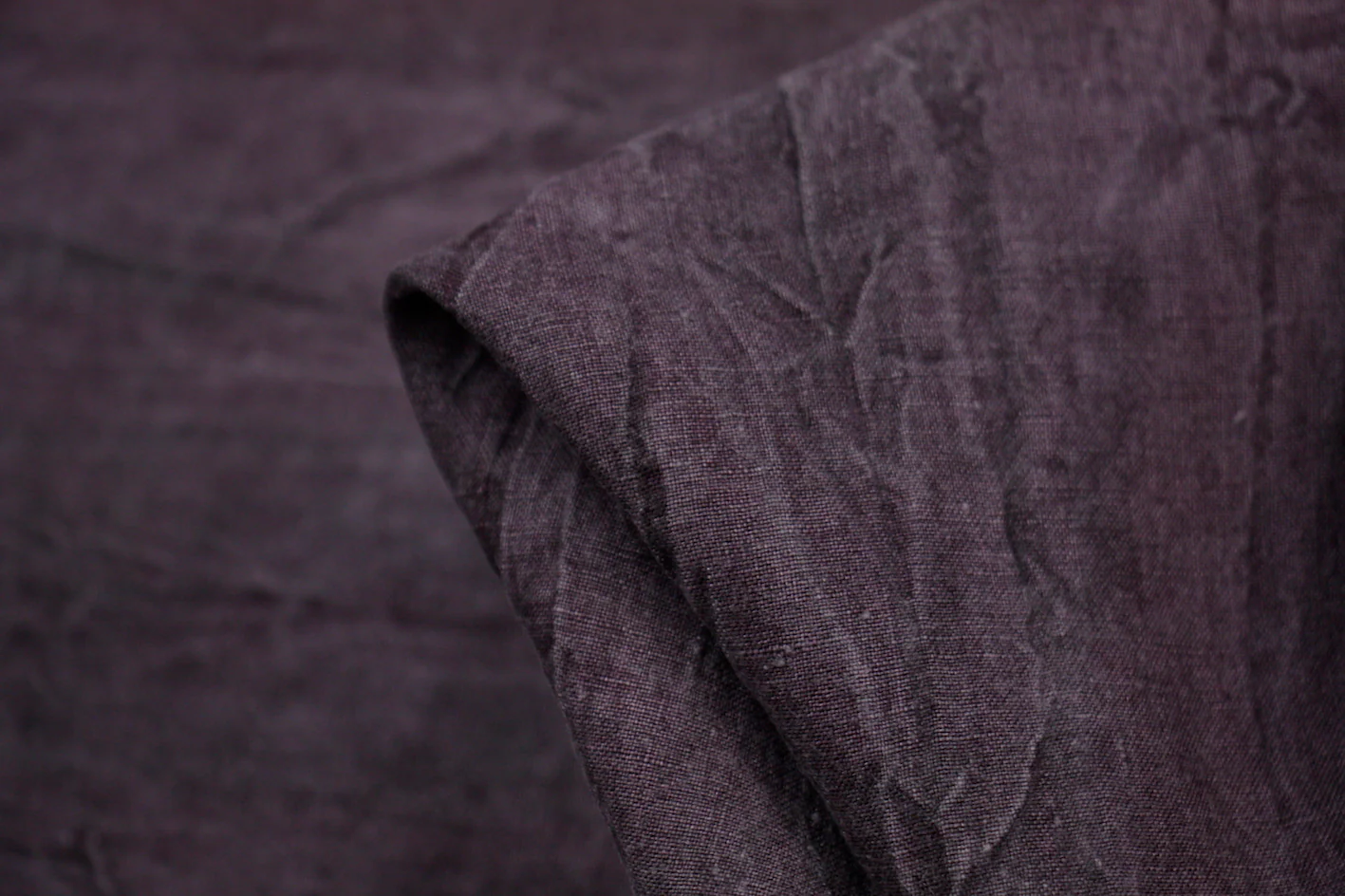 Grape Crush Washed Linen
