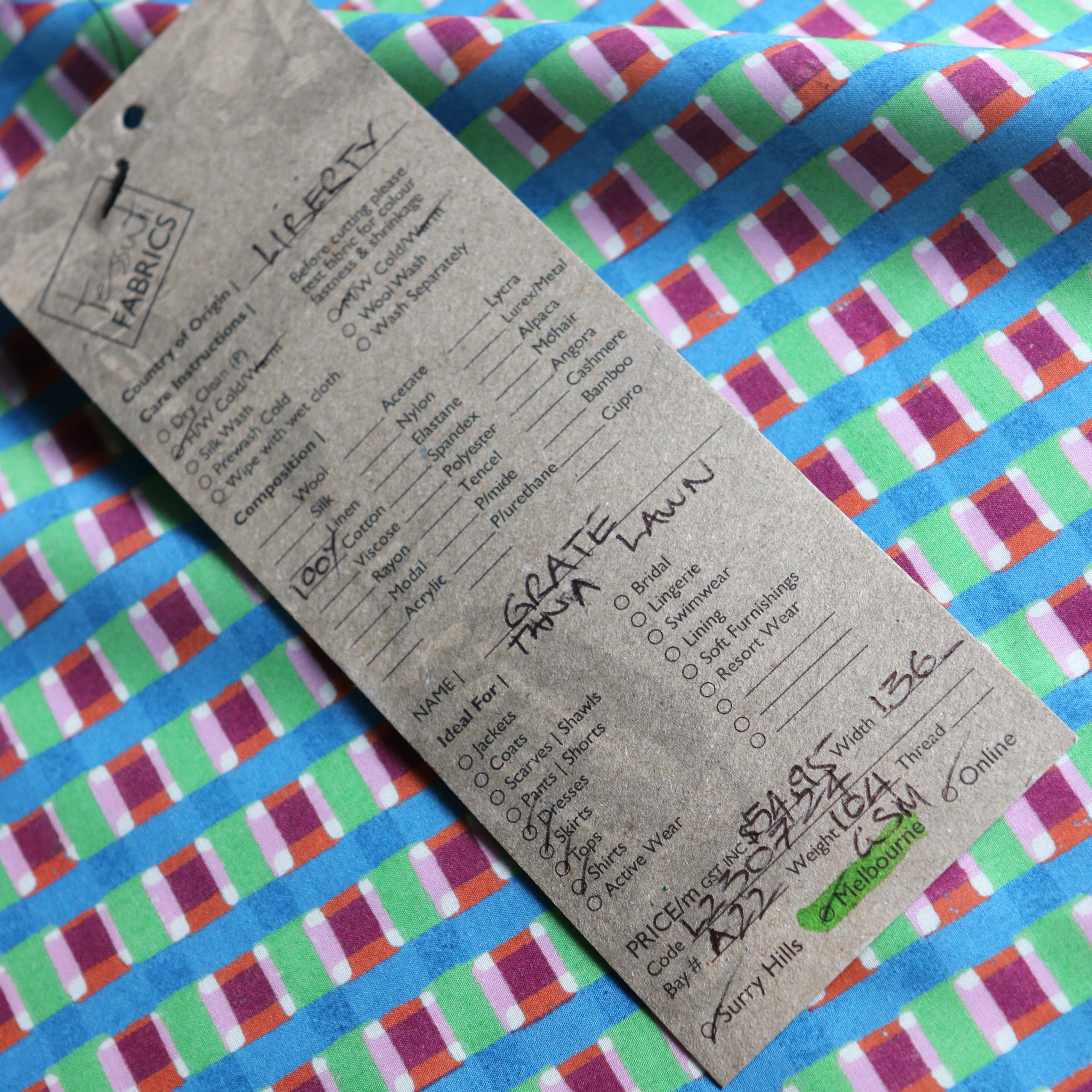 Grate Blue - Liberty Tana Lawn™ - Image 4