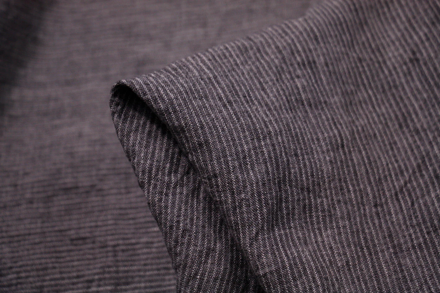 Grey Skyline Washed Linen