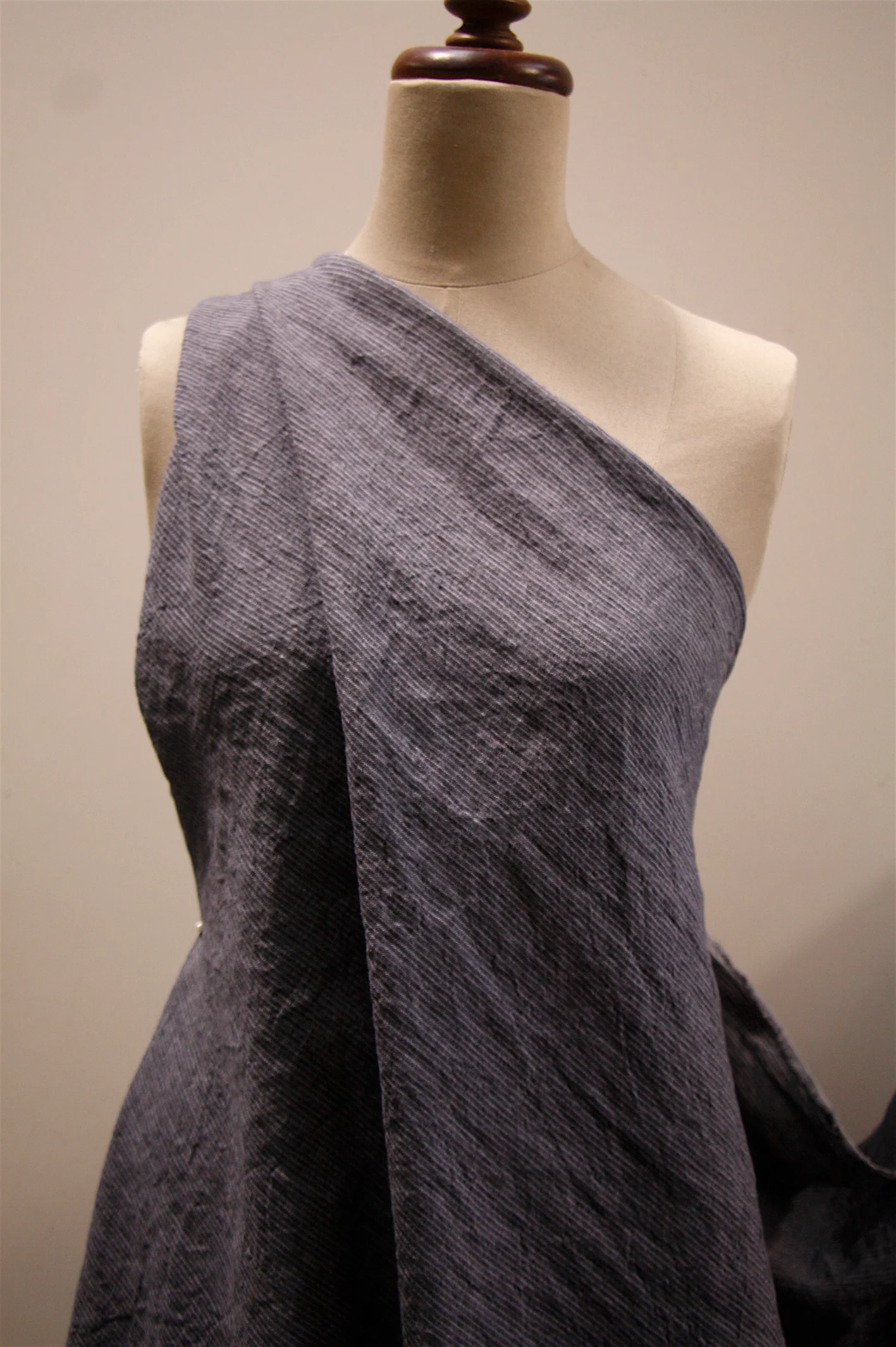 Grey Skyline Washed Linen - Image 4