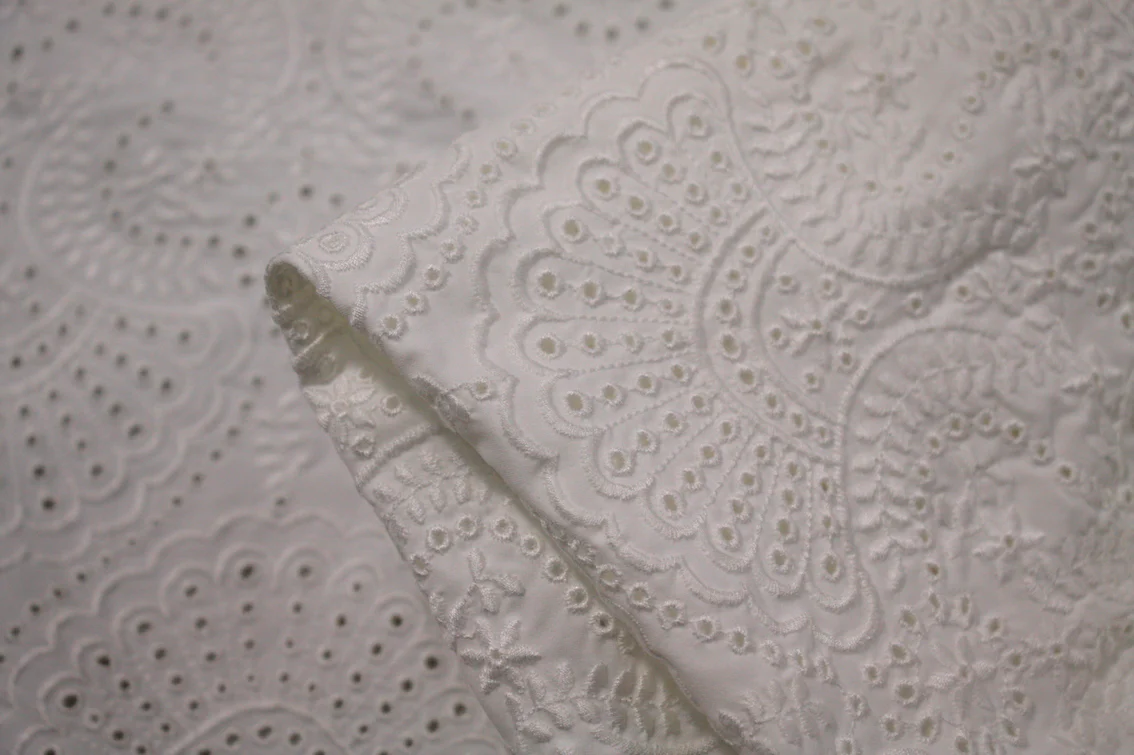 Growing Designs Ivory - Swimwear Fabric