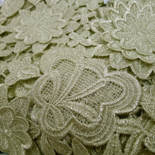 Silvia Guipure Lace Gold - Image 3