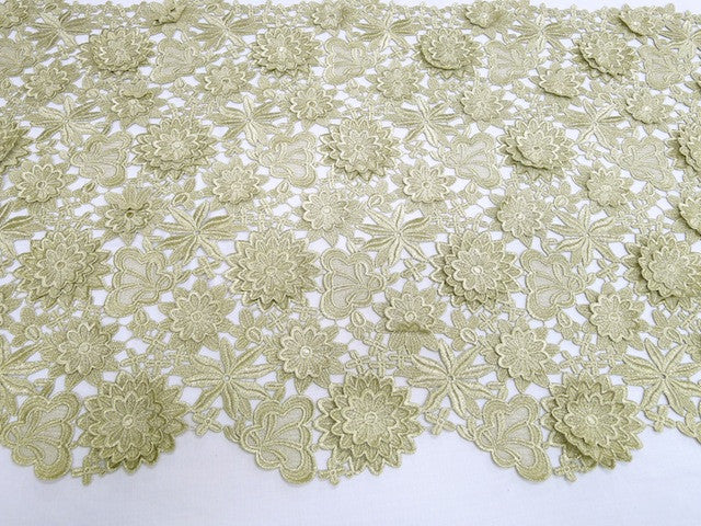 Silvia Guipure Lace Gold - Image 4