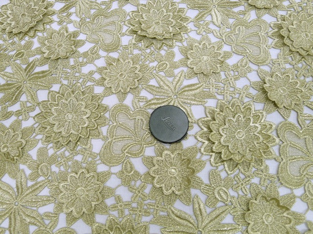 Silvia Guipure Lace Gold - Image 7