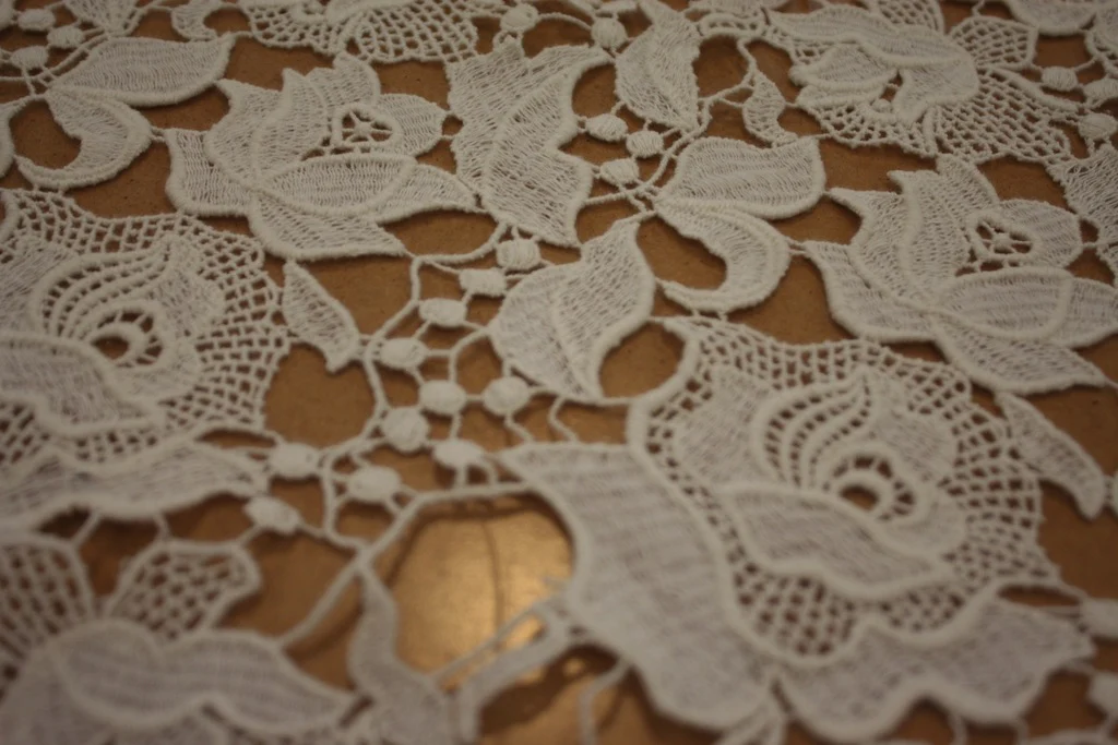 Guipure Lace Ivory - Cotton