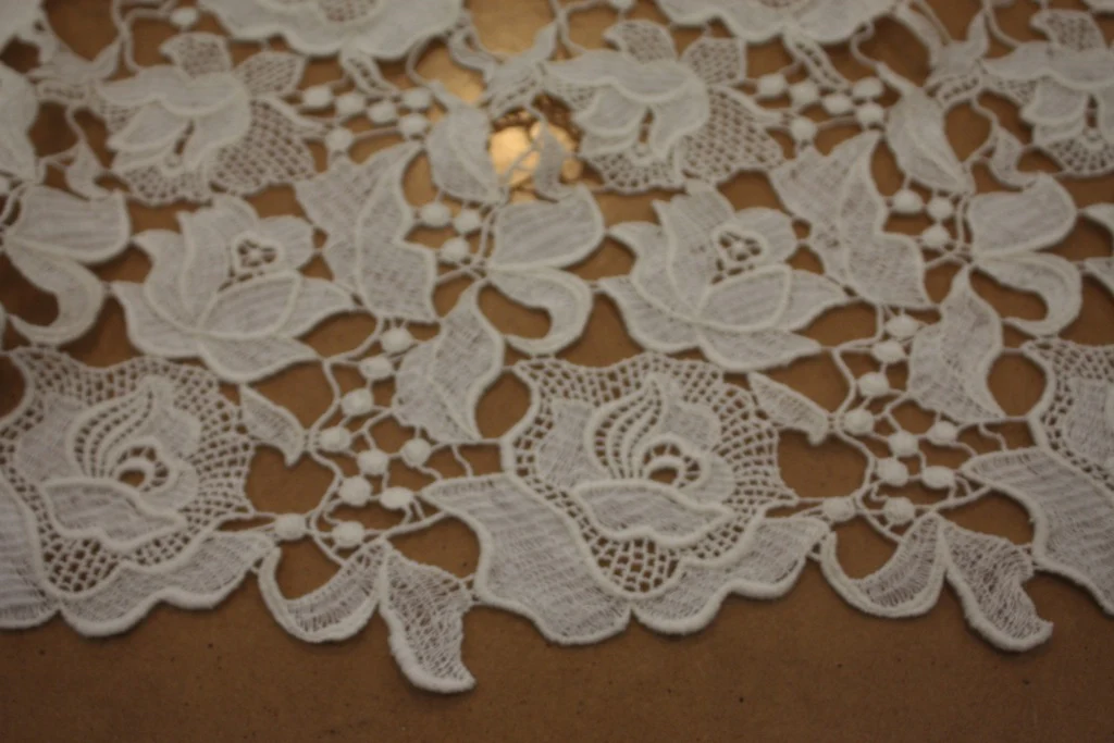 Guipure Lace Ivory - Cotton - Image 3