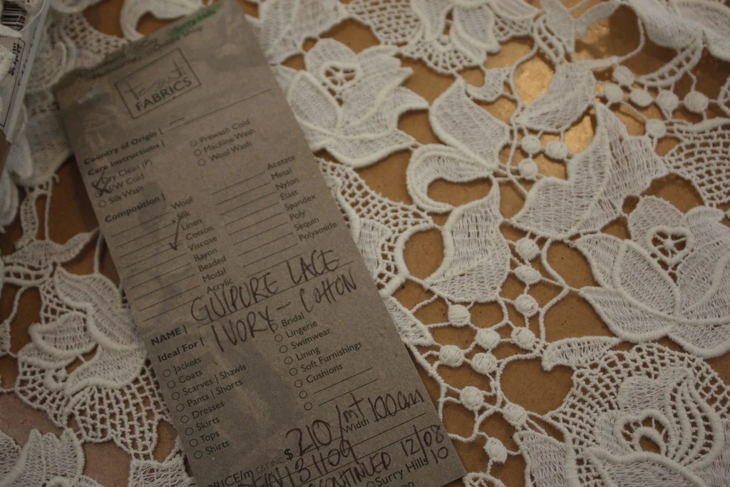 Guipure Lace Ivory - Cotton - Image 4