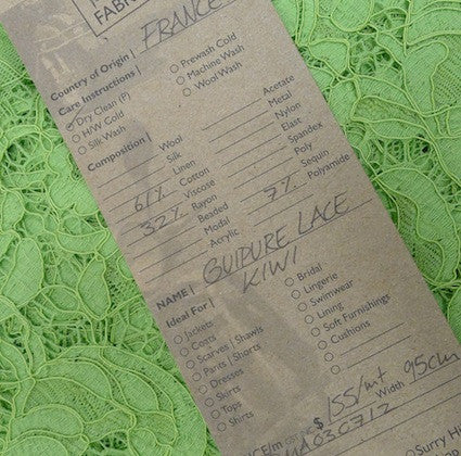 Guipure Lace Kiwi - Image 6