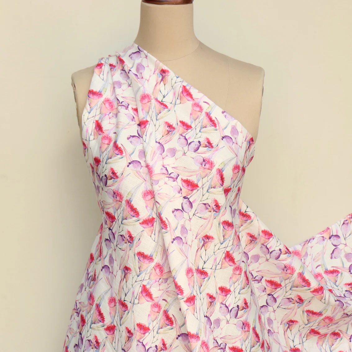 Gum Blossom Printed Linen - Image 6