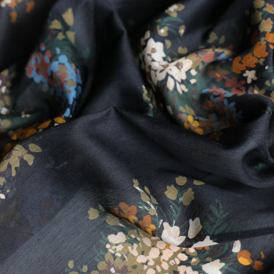 Harvest Bloom Cotton/Silk Voile - Image 2