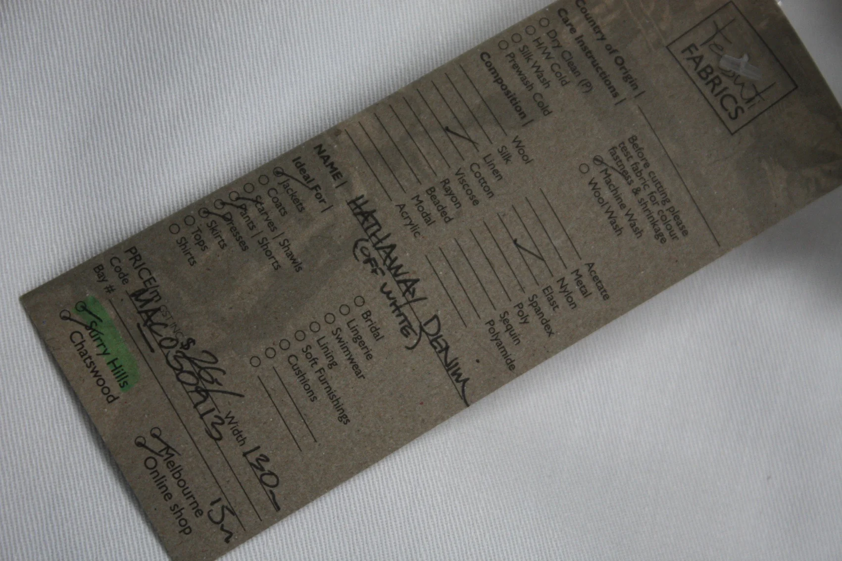 Hathaway Denim (Off White) - Image 4