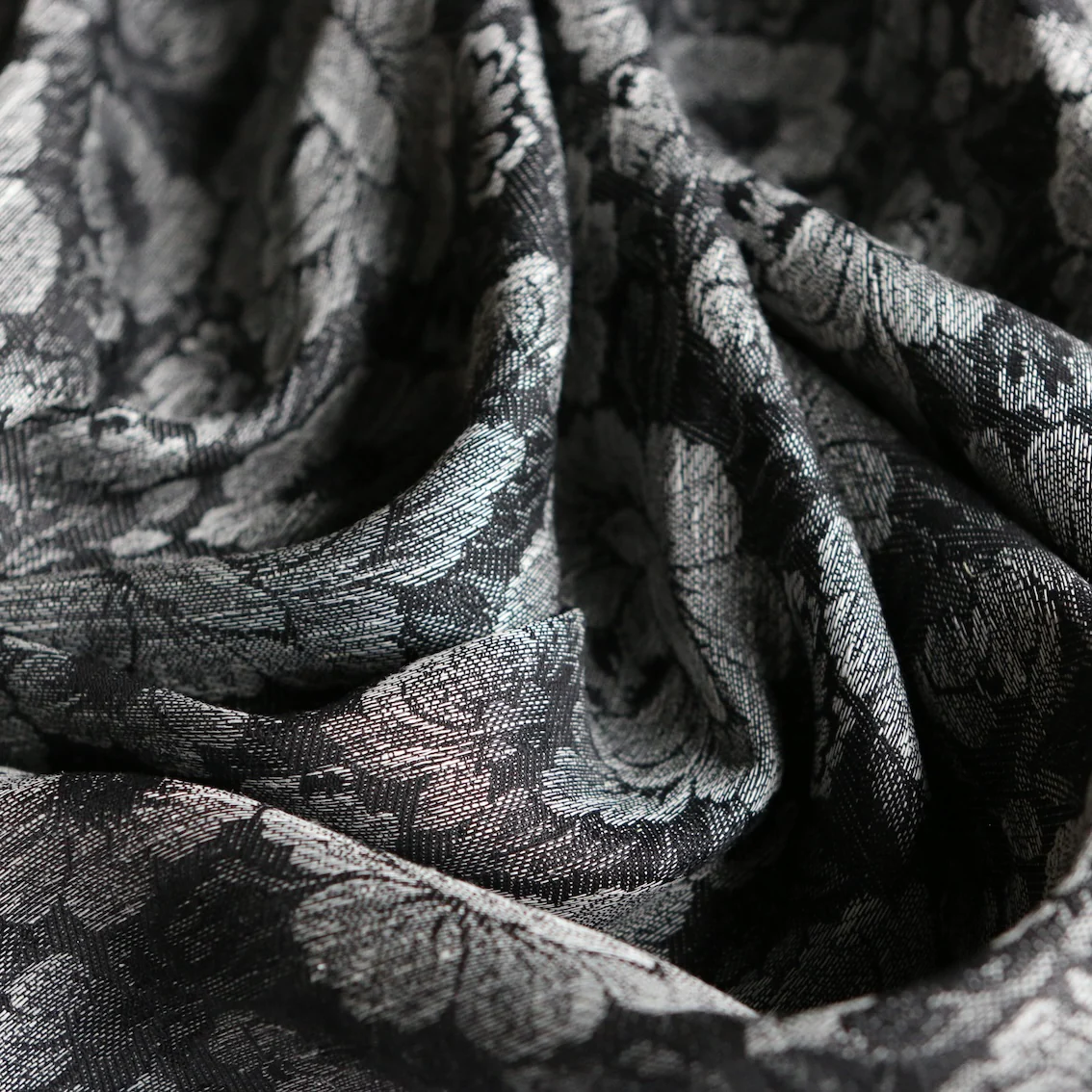 Heavenly Black Linen Jacquard - Image 2