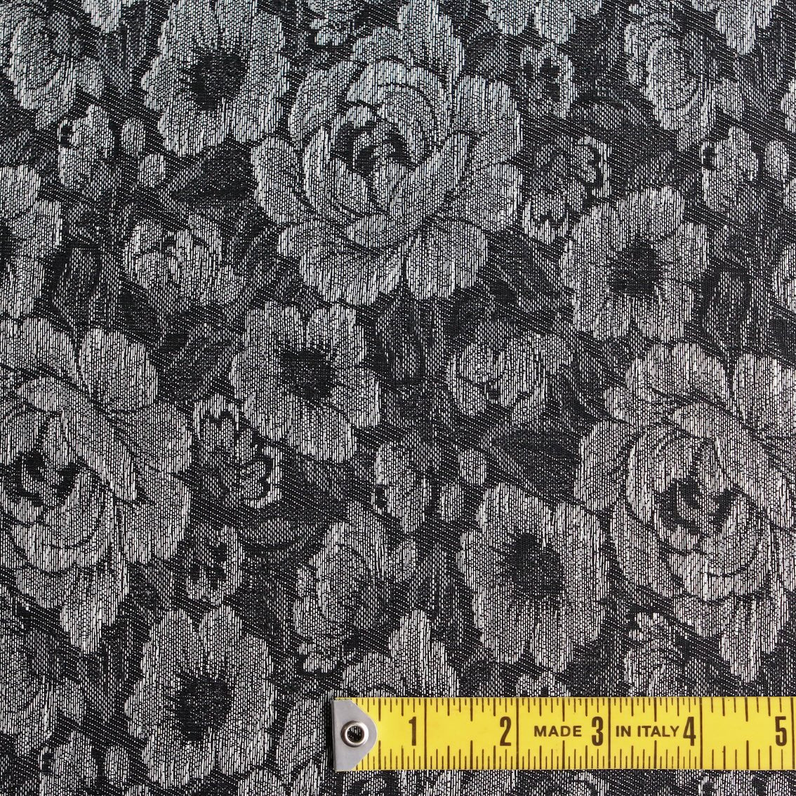 Heavenly Black Linen Jacquard - Image 3