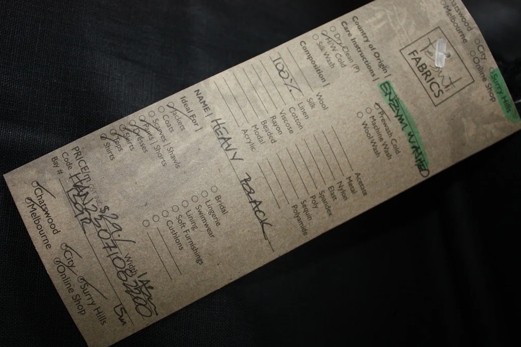 Heavy Black - Enzyme Washed Linen - Image 3