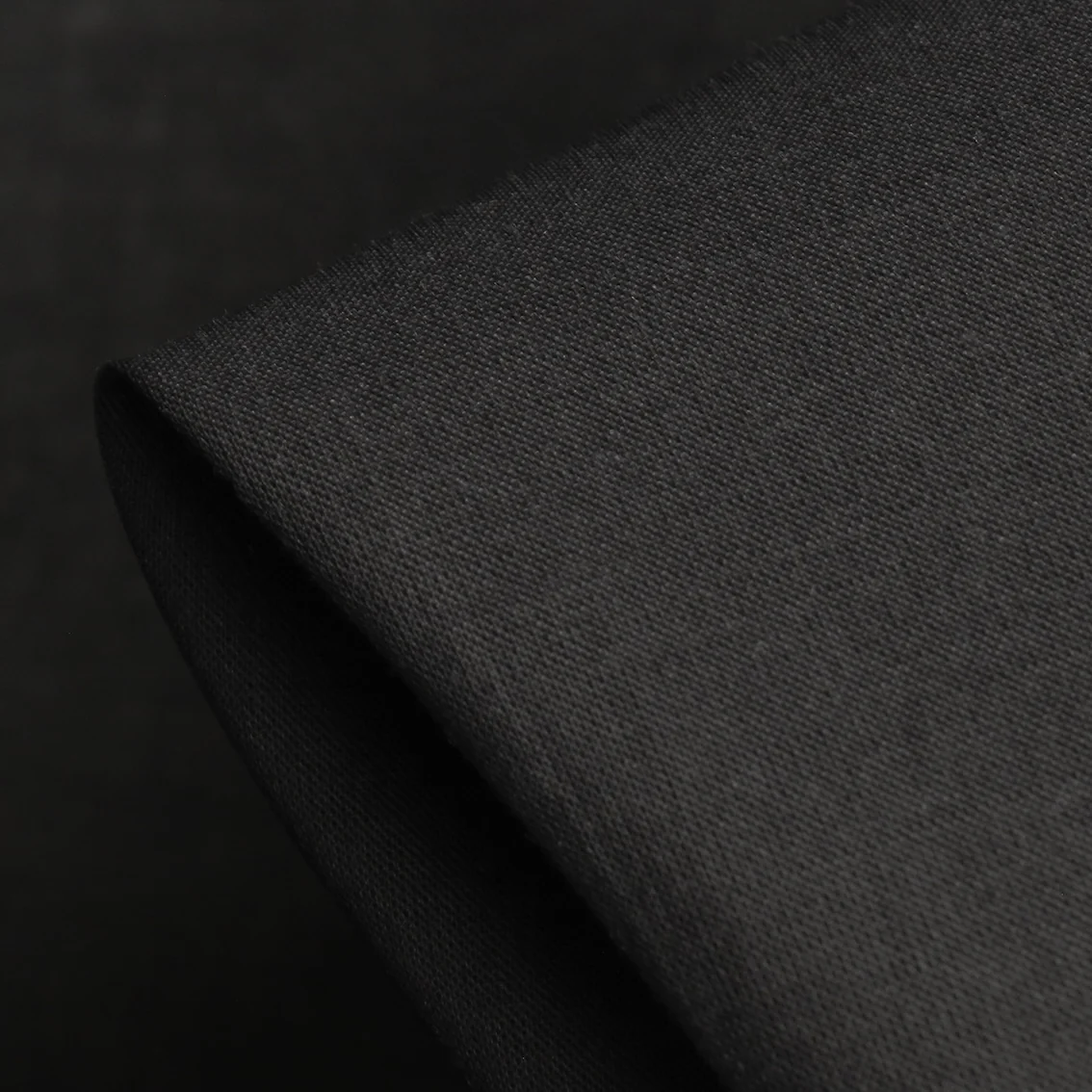 Heavy Cotton Voile - Black