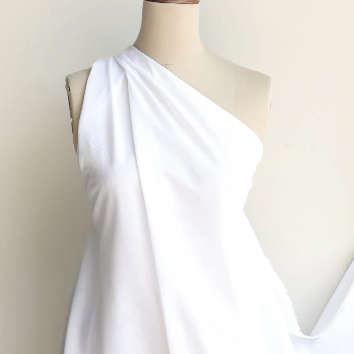 Heavy Cotton Voile - White - Image 4