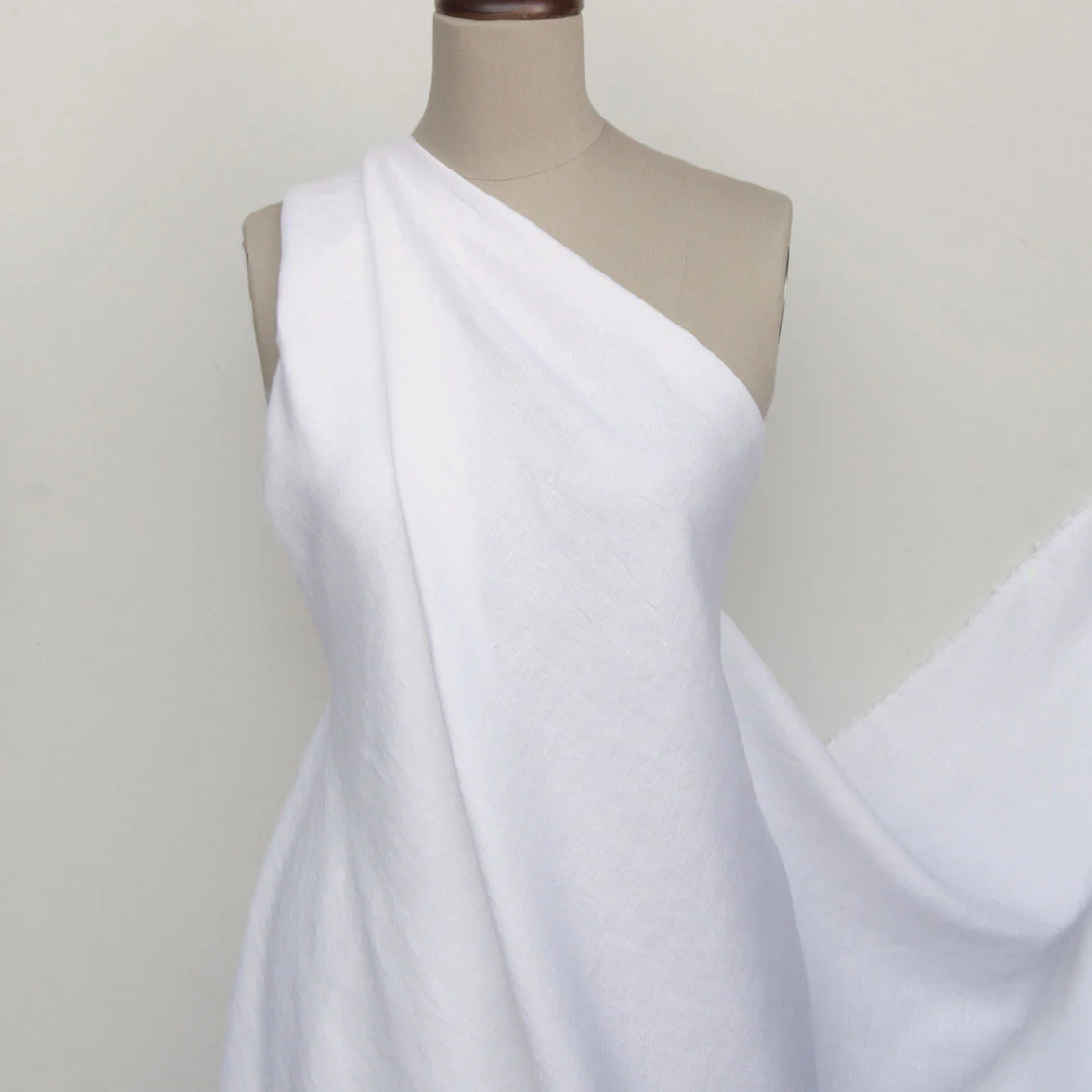 Heavy White Linen - Image 4