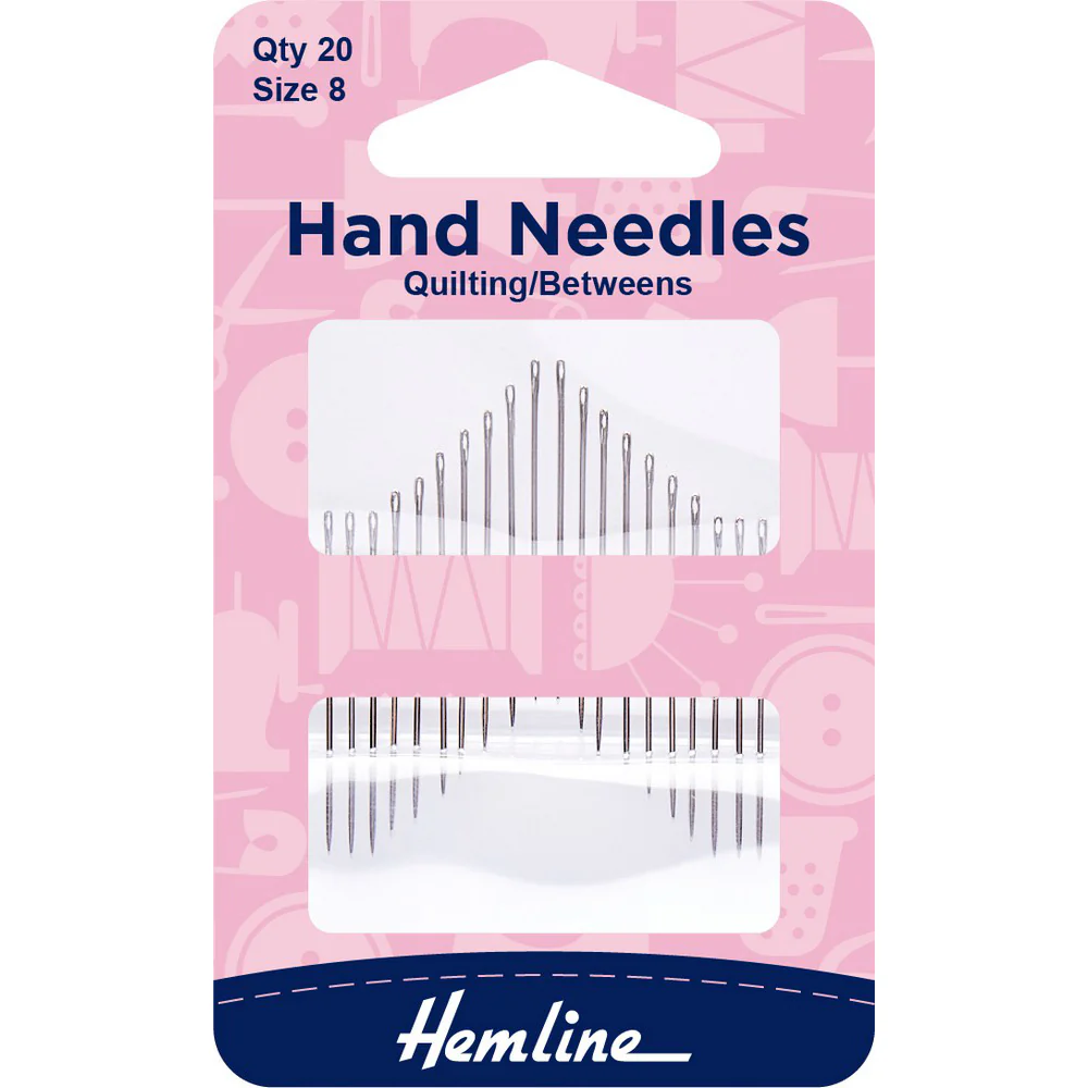 Hemline Hand Needles - Quilting/Betweens - Size 8