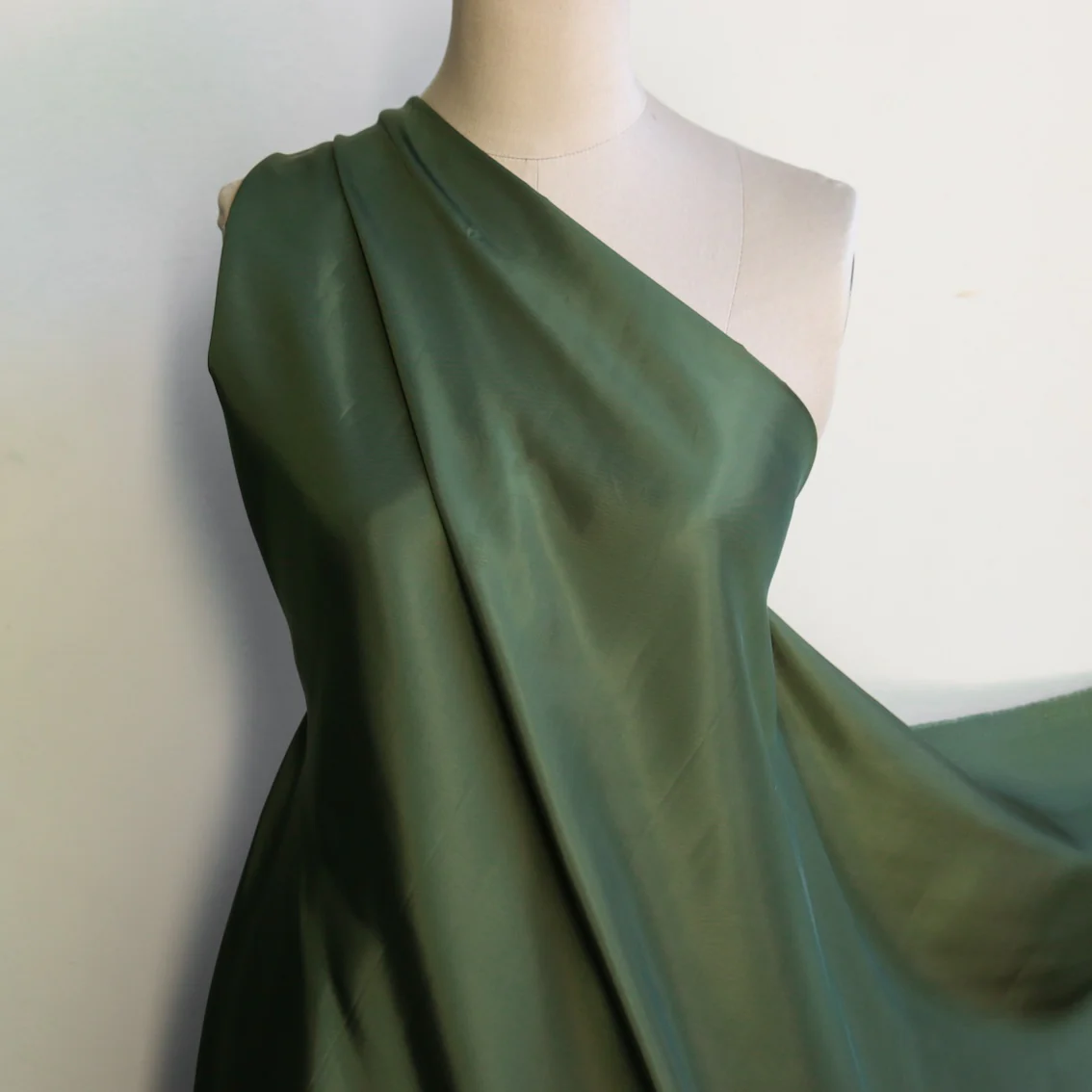 Herb Green Rayon Lining (120cm wide) - Image 4
